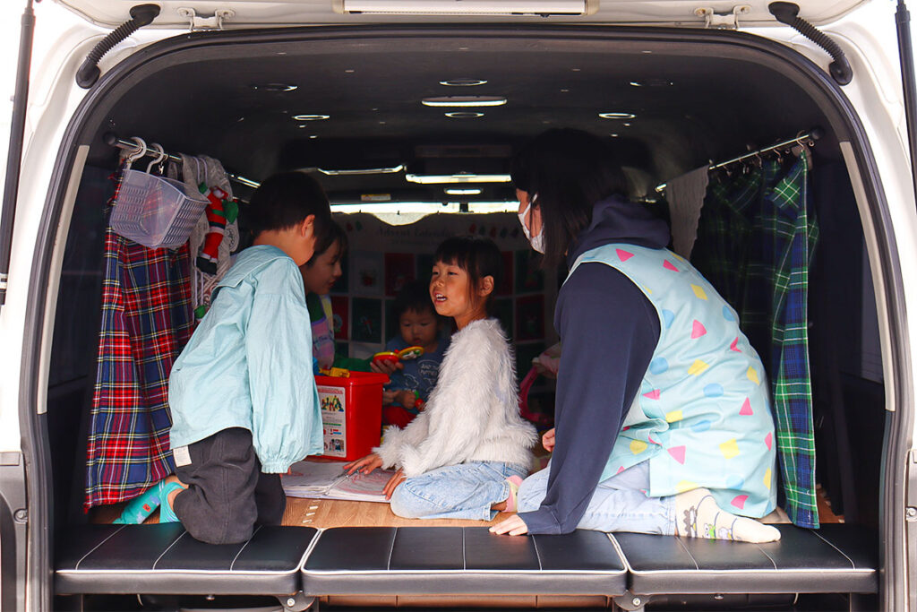 東海初！移動型の託児所